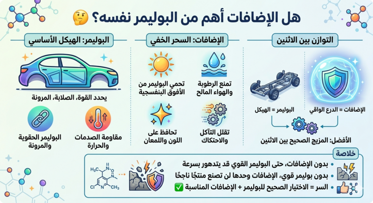 Which Matters More: Polymer Selection or Additives?" ✅